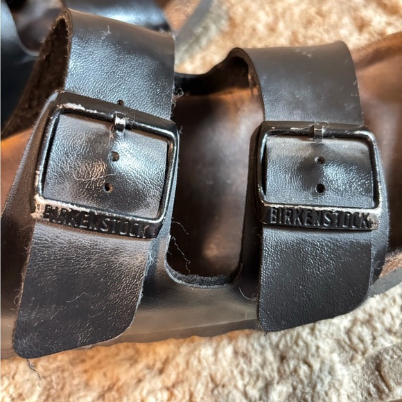 BIRKENSTOCK Lot/Bundle of 2 Arizona Thong Leather Sandals - Brown 39 & Black 38 - Picture 16 of 16